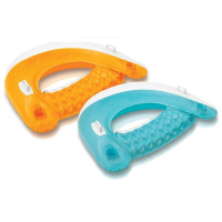 Надувное кресло-шезлонг с ручками Intex арт.58859 152х99см, 2 цвета Надувное кресло-шезлонг с ручками Intex арт.58859 152х99см, 2 цвета